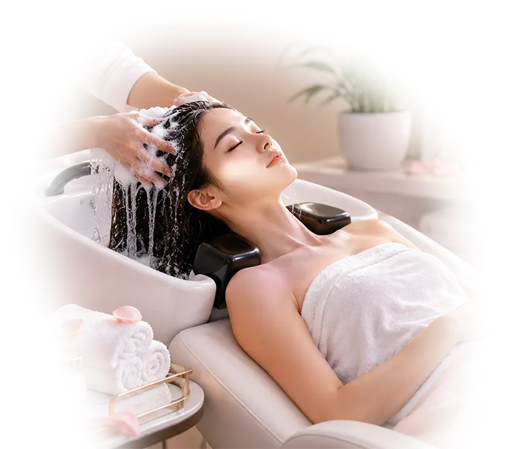 head spa woman